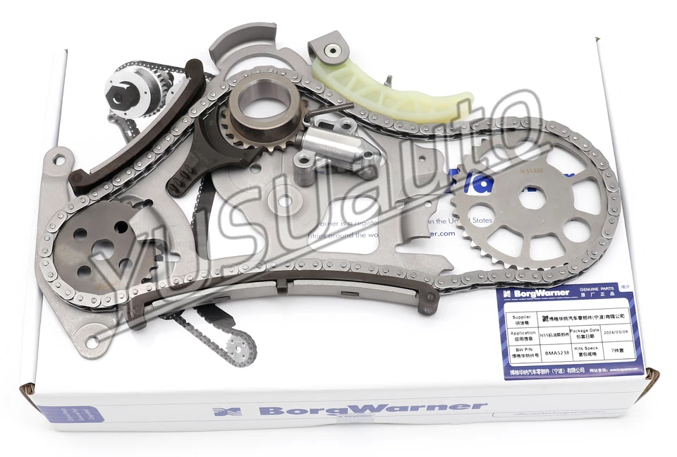 Kit de cadena de distribución bomba de aceite engranaje para BMW N51 N52 N55 325 335i X3 X5 X6 F22 3,0 L Foto 3 de 4