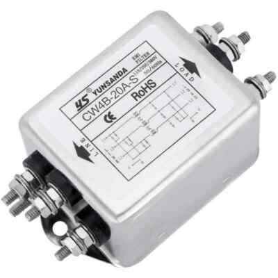 EMI Three-phase 3-wire Universal Power Supply Filter 380V Filter CW4B-20A-S 20A