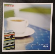 TOSHIBA 2002 Digital Camera Product Catalogue Brochure PDR-3310 PDR-T10 PDR-M25