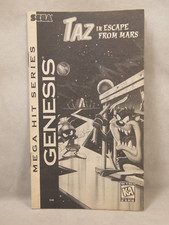 Taz Escape from Mars SEGA Genesis Authentic MANUAL ONLY