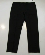 JB Britches Black Wool Blend Straight Leg Pants 32 W x 29 L NWT Mens 