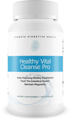 Healthy Vital Cleanse Pro - Cleanse and Detox - Assist in Weight Loss - 60 caps