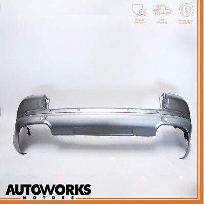 03-06 Porsche Cayenne 955 Turbo Rear Bumper Cover Assembly LD7Z / Titanium OEM