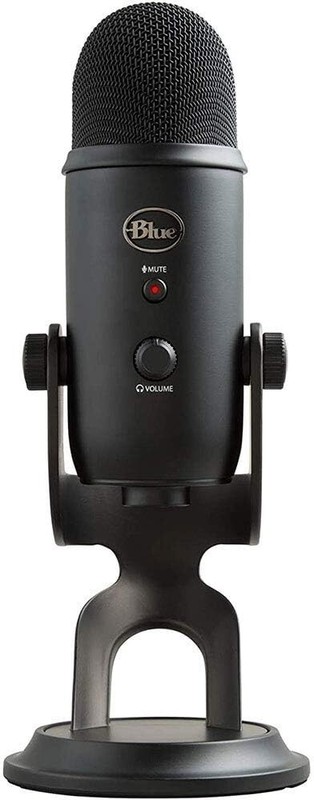 Blue Yeti Professional Multi-Pattern USB Condenser Microphone - Blackout (IL/...
