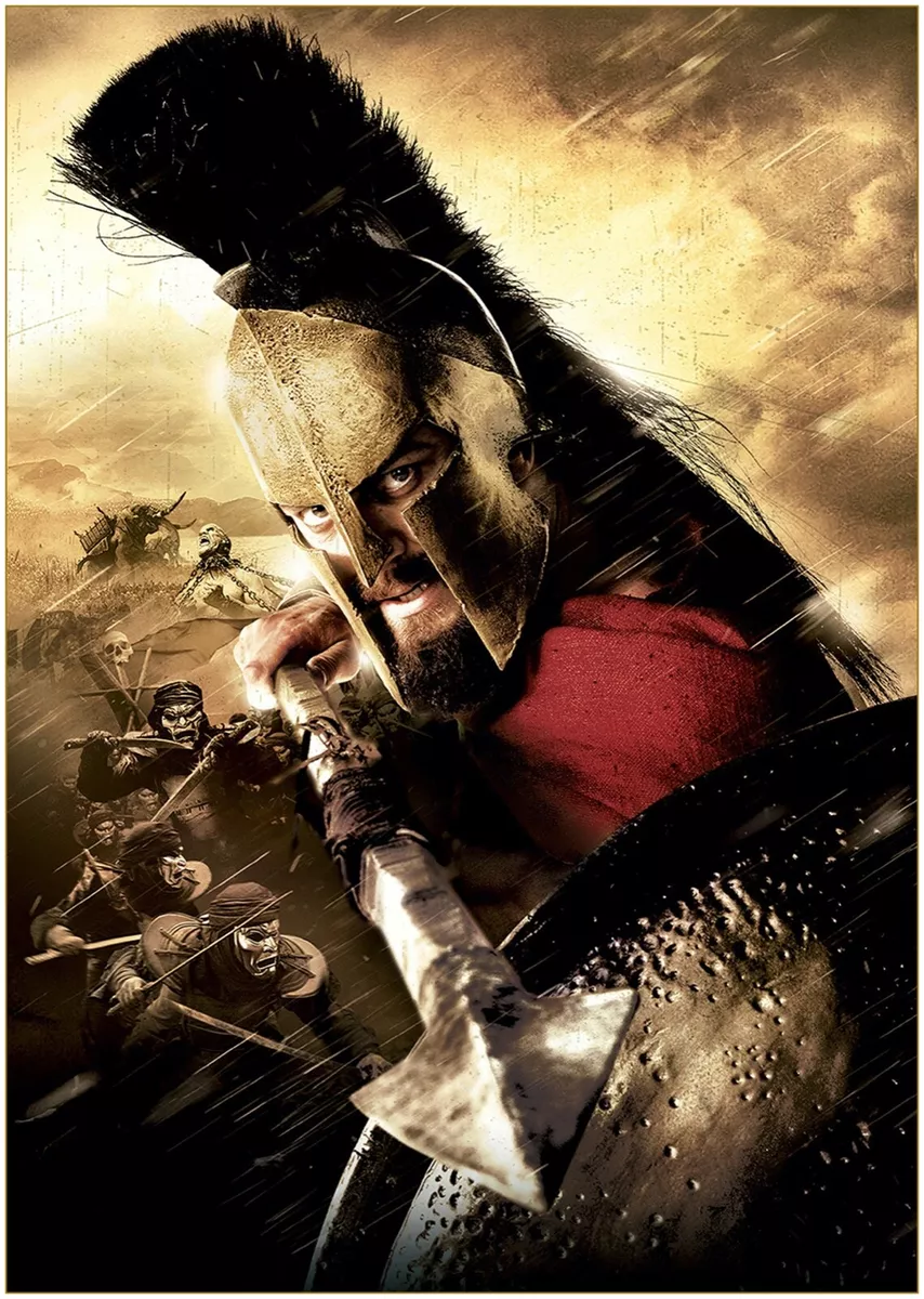 Quadro decorativo Poster 300 This Is Sparta Filme Cinema Arte para