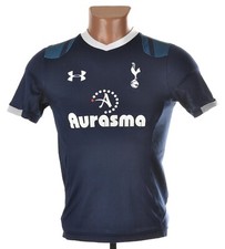 TOTTENHAM HOTSPUR 2012/2013 AWAY FOOTBALL SHIRT SIZE M BOYS UNDER ARMOUR