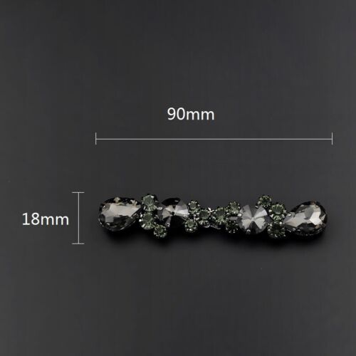 1 Pair DIY Crystal Hook and Eye Clasp Button Fastener Sewing Craft Decorative - Picture 5 of 12