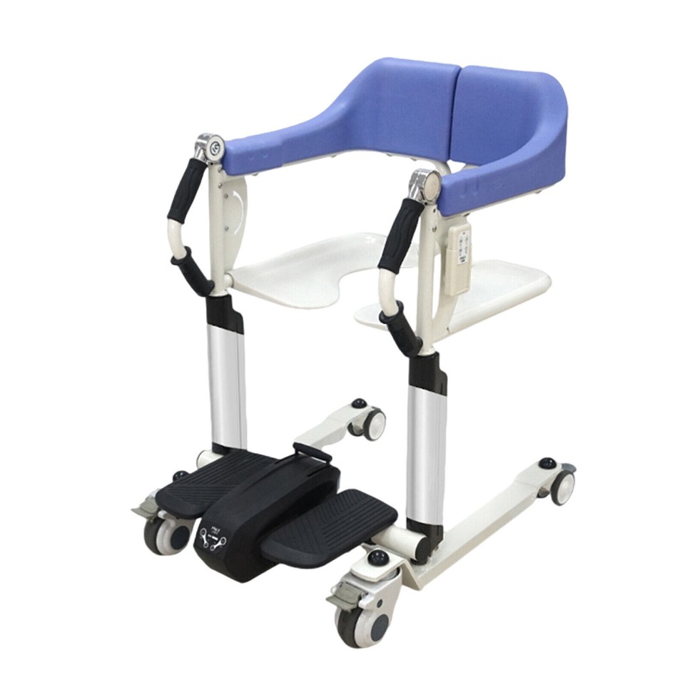 Patient Lift Wheelchair Hydraulic Lift Aid Transfer For Elderly with Remote eBay