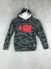 NBA Boys Long Sleeve Pullover Camouflage Fleece Hoodie Size S 8