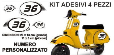 Kit Adesivi NUMERO PERSONALIZZATO LML STAR Corsa PVC sticker VESPA PX NUMBERS Kit Adesivi NUMERO PERSONALIZZATO LML STAR Corsa PVC sticker VESPA PX NUMBERS