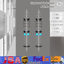 Wall Mounted Sunglasses Storage Organizer Eyeglasses Holder Stand Display Stand