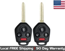 2x New Replacement Key Fob Remote For Select Subaru Vehicles (Read Description)
