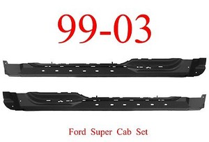 99 03 Ford Super Cab Extended Rocker Panel Set F150 4 Door Truck Image Is Loading 99 03 Ford Super Cab Extended Rocker Panel