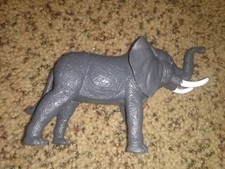 Greenbrier International Hard Plastic Toy Elephant, 3 3/4"