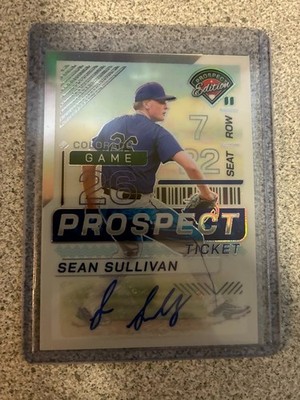 Sean Sullivan Colorado Rockies 2024 Prospect Edition Prizm Silver Auto #21