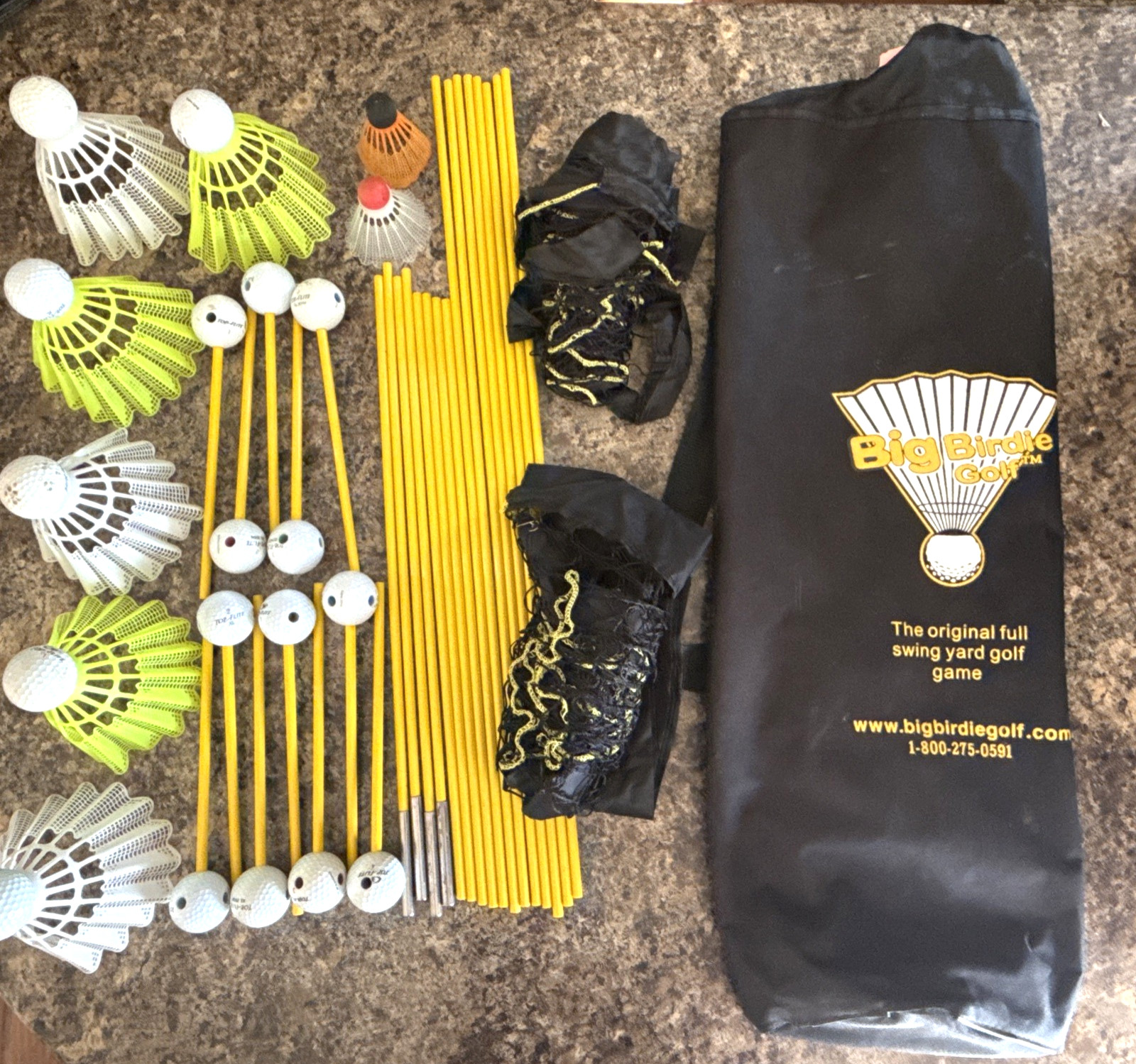 Swing Yard Golf Game Complete Backyard Carry Bag Lawn Beach 