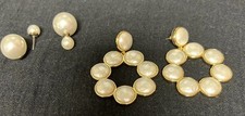 Fashion Double sided Faux Pearl Earrings Faux Pearl Hanging earrings.