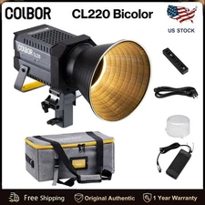 COLBOR CL220 220W Bi-Color 2700-6500K Led Video Light Lamp Wireless Remote Contr