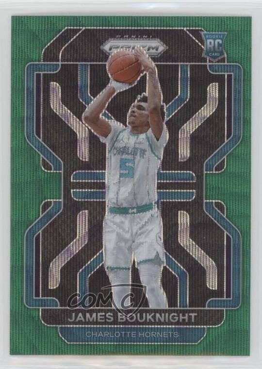 2021-22 Panini Prizm Green Wave Prizm James Bouknight #311 rv1