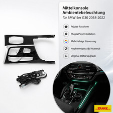 Mittelkonsole LED Umgebungslicht M Power Ambiente Blende f�r BMW 5er G30 18-22