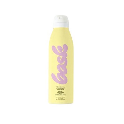 Bask Suncare SPF 50 Sunscreen Spray - 5.5 Ounce (Pack of 1), Pink 