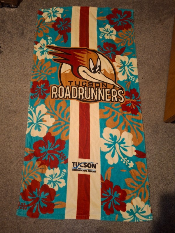 Tucson Roadrunners Arizona Hockey Beach Towel