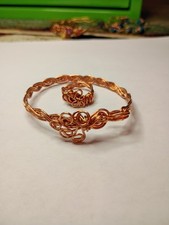 Bracelet, Ring Set, Handmade Copper Artisan Set Item 759