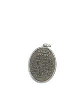 Vintage Pendant Medal Serenity Prayer Christian Keychain