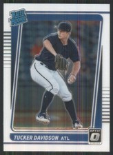 2021 Donruss Optic #90 Tucker Davidson RR RC Atlanta Braves 1721