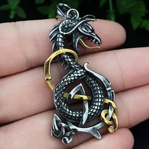 Authentic Vintage Vikings Tree of Life Necklace Men Various Nordic Amulet Celtic Stainless