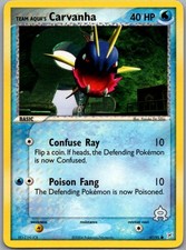 Team Magma vs Team Aqua #47/95 Team Aqua's Carvanha on eBay