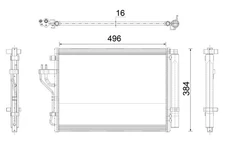 Mahle Premium Line Aircon condenser OEM Quality [AC43000P] US