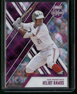 2017 Panini Elite Extra Edition #19 Heliot Ramos Aspirations Purple #/200