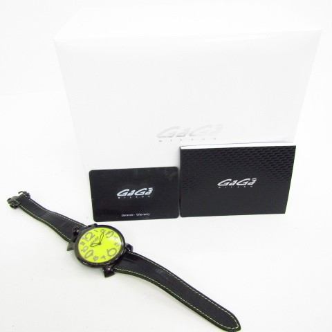 GaGa MILANO Manuale Thin 46MM 5092.04 Men's Watch SB4919 Unused | eBay