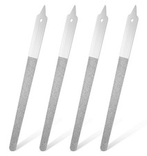 4 Diamond Deb Nail File, 6 Inch Diamond Nail Files for Women, Salon Home