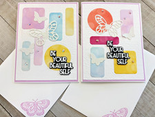 Stampin' Up Card Kit - BEAUTIFUL BOKEH - All Inclusive Set of 4 Cards