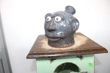 HAROLD FERGuson  junior face jug, POTTERY, FOLK ART 5''  t  x 4'' w