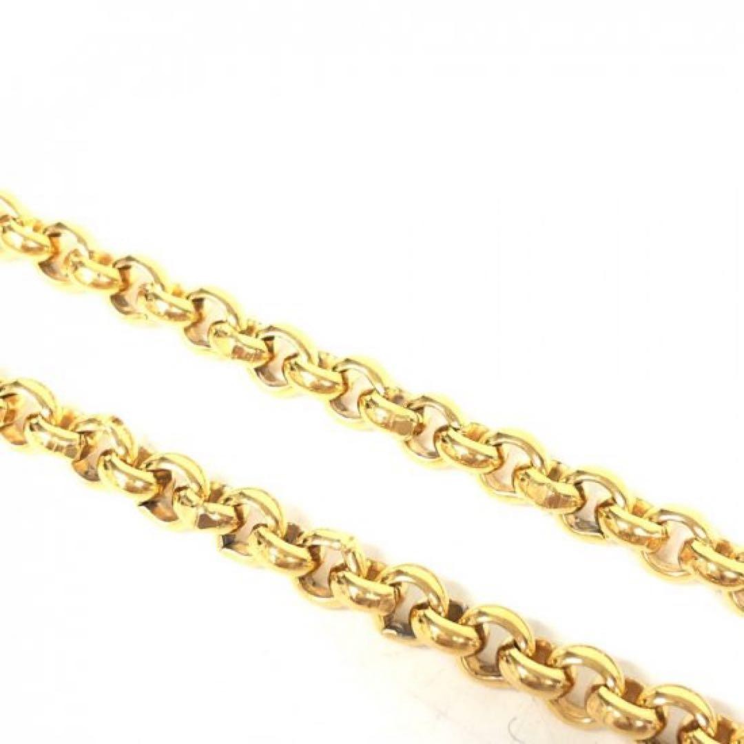 Chanel GP Faux Pearl Gold Flower Pendant Necklace 95A Used thumbnail 5