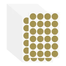 42Pcs 3/4" Colored Dot Stickers Adhesive Coding Label Olive