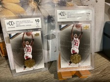 2009-10 Upper Deck Jordan Legacy Hall time 2 cards 86 Michael Jordan...