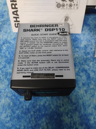 Behringer DSP110 SHARK Digital Signal Processor Feedback Destroyer - Picture 23 of 24