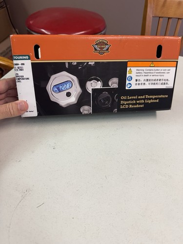 Harley Touring Oil Level & Temperature Dipstick With LCD Readout Takeoff