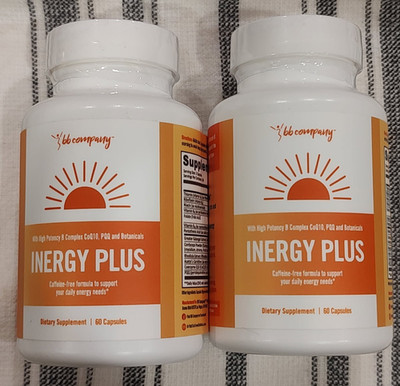 2 X InergyPLUS Energy Vitamin for Women Fatigue Natural 60 Count BB Co