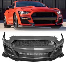 For 2018-2023 Ford Mustang Gt500 Style Front Bumper Conversion Replacement Kit
