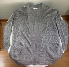 Croft Barrow Women The Classic Cardigan Sweater Size L, Gray