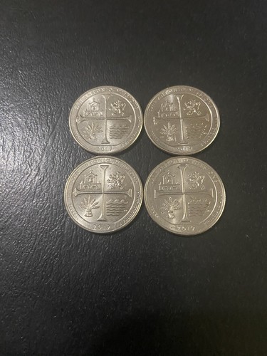 2019p San Antonio Missions With Die Chip 4 Coin Lot - Picture 6 of 8