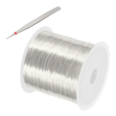 328 Feet Jewelry Craft Wire, Copper Beading Wire for Jewelry Making, Silver