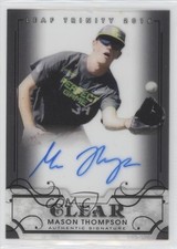 2016 Leaf Trinity Clear Mason Thompson #CA-MT1 Auto 2w3