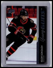 2021-22 Upper Deck #717 Egor Sokolov Young Guns