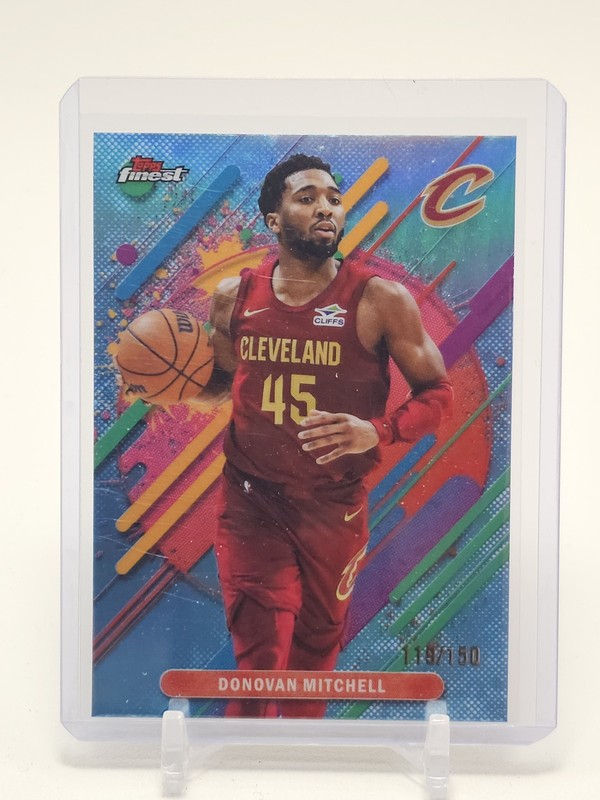 DONOVAN MITCHELL 2025-26 TOPPS FINEST SKY BLUE RARE /150 #253 CAVALIERS Q6572